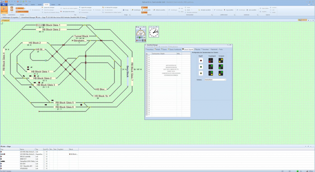 Stellwerk mit TC 9.0 Gold / Stand 30.08.2020 (in Bearbeitung)